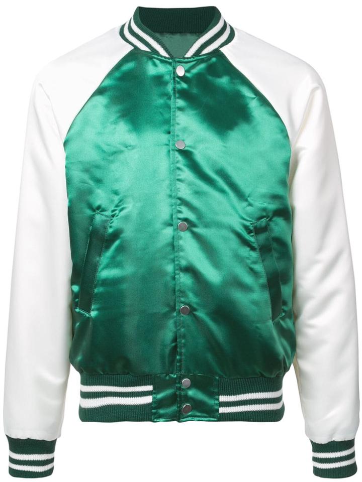 Rhude Zipped Bomber Jacket - Green
