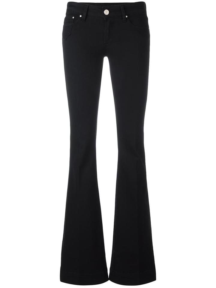 Don't Cry Flared Trousers, Women's, Size: 27, Black, Cotton/spandex/elastane/modal