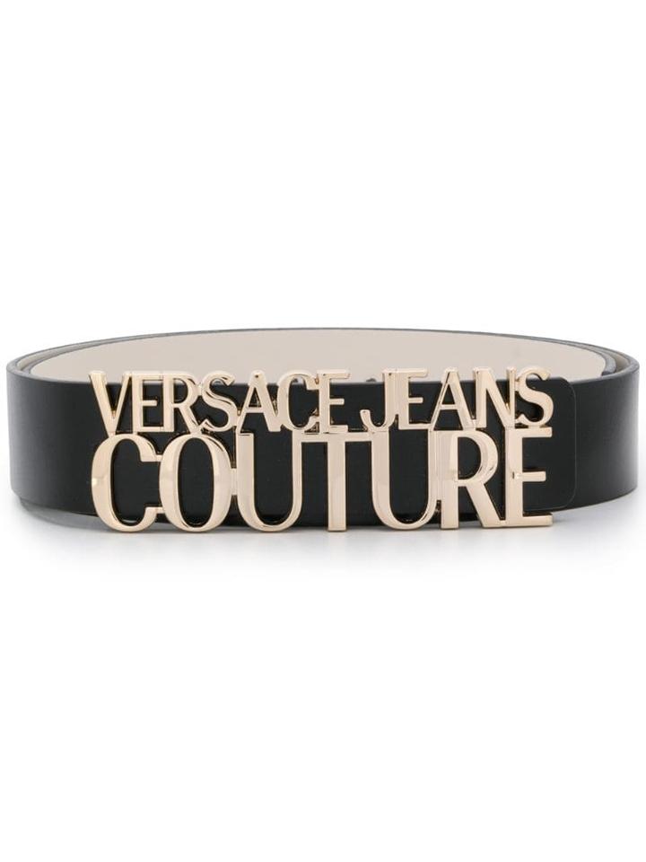 Versace Jeans Couture Logo Belt - Black