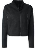 Isabel Benenato Zipped Shearling Jacket