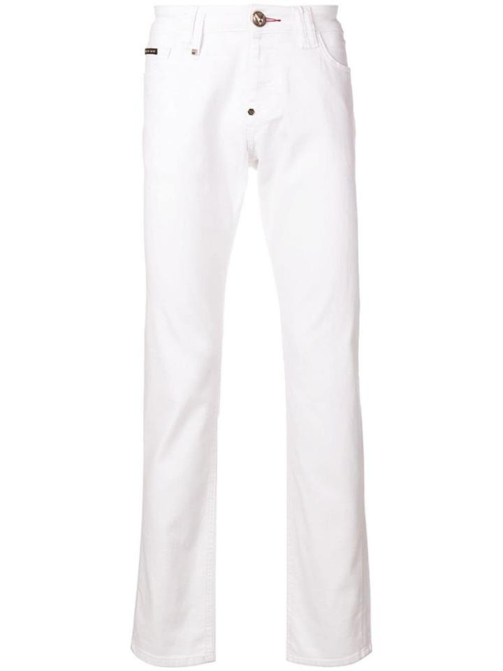 Philipp Plein Supreme Statement Jeans - White