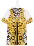 Young Versace Baroque T-shirt - White