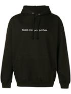 F.a.m.t. Please Enjoy Print Hoodie - Black