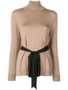 Simone Rocha Tie Waist Jumper - Nude & Neutrals