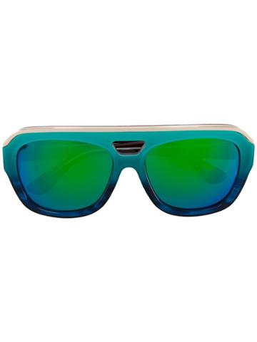 Dax Gabler 'n&deg;04' Acetate Sunglasses - Blue
