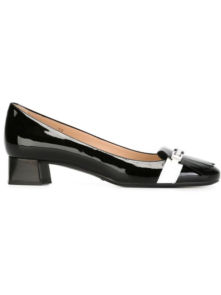Tod's Buckle Fringe Loafers