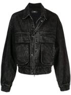 Amiri Denim Bomber Jacket - Black