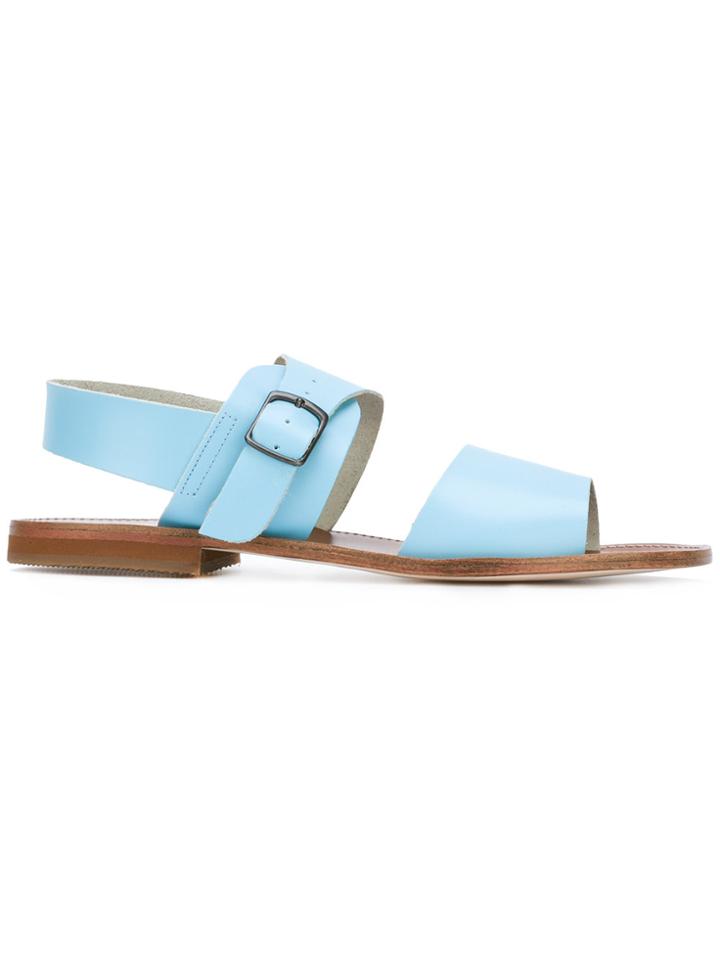 Daniela Gregis Single Buckle Sandal - Blue