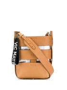 Vic Matie Cut-out Shoulder Bag - Brown