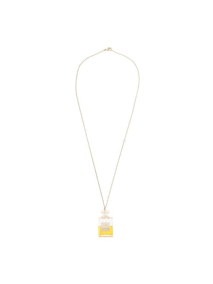 Chanel Pre-owned 2008 Perfume Bottle Necklace - Silver