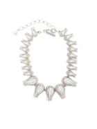 Oscar De La Renta Multi Tulips Necklace - Silver