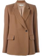 Each X Other Flap Pockets Folded Blazer, Women's, Size: Medium, Brown, Wool