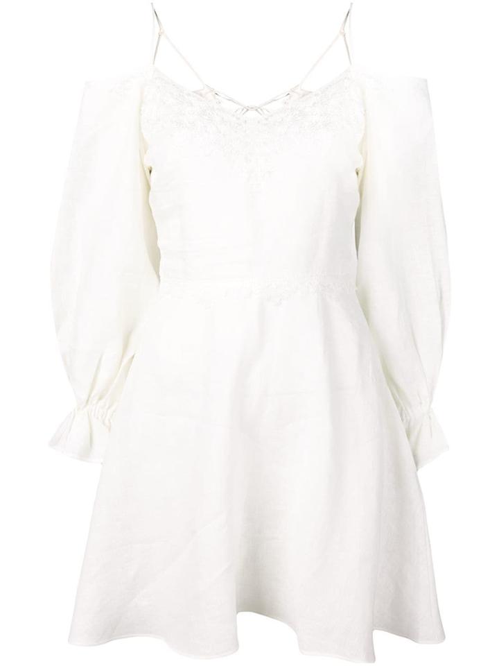 Ermanno Scervino A-line Mini Dress - White