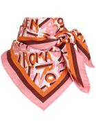 Fendi Graffiti Print Scarf - Pink