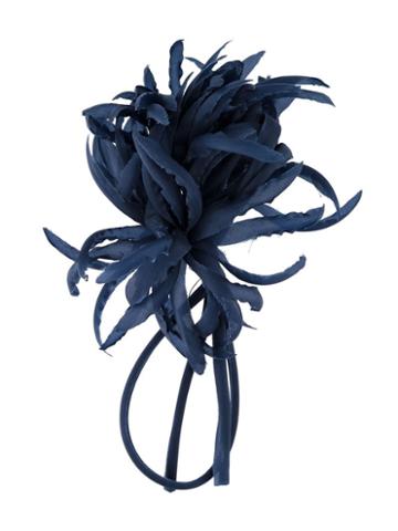 P.a.r.o.s.h. Flower Brooch, Women's, Blue, Viscose