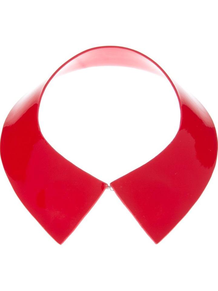 Gemma Lister Patent Pointy Collar