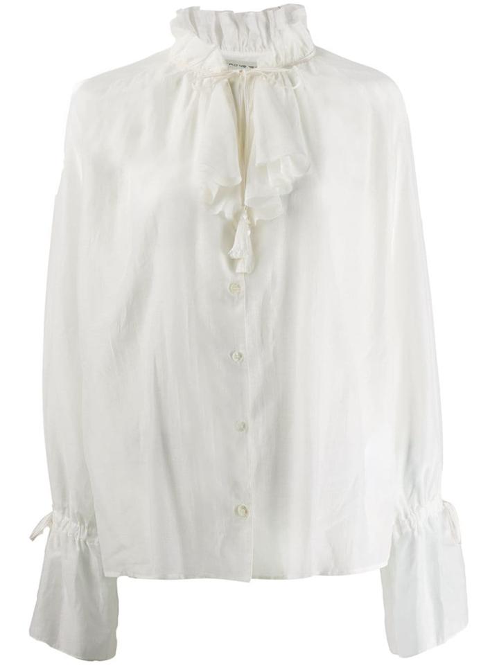 Etro Ruffle Detail Shirt - White