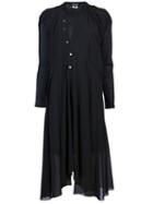 Junya Watanabe Comme Des Garçons Puff Sleeve Dress, Women's, Size: Large, Black, Wool