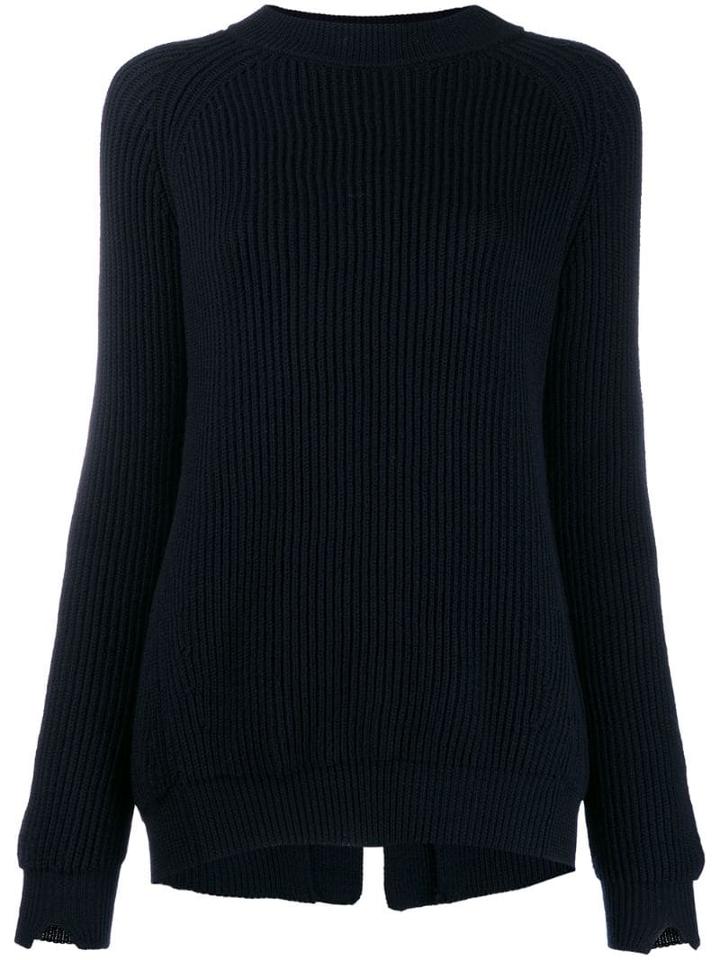 Stefano Mortari Ribbed Sweater - Blue