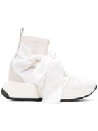 Mm6 Maison Margiela Knot Sock Sneakers - White