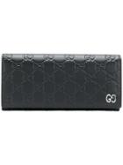 Gucci Gg Supreme Wallet - Black
