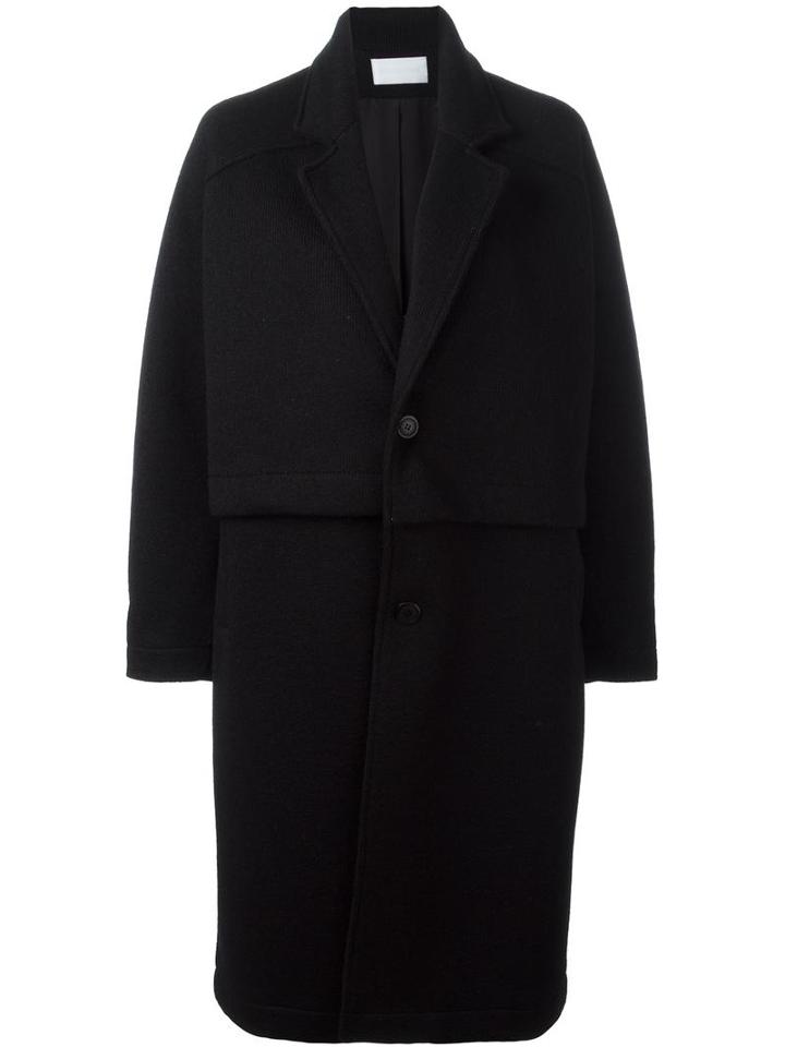 Reality Studio 'roger' Coat, Women's, Size: Small, Black, Acrylic/polyester/wool