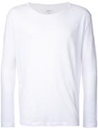 Venroy Longsleeved T-shirt, Men's, Size: Large, White, Linen/flax