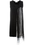 Aviù Cut-out Fringed Shift Dress