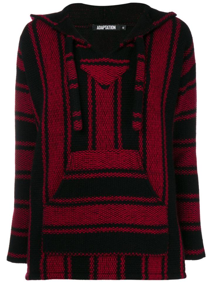Adaptation Knitted Hoodie - Black