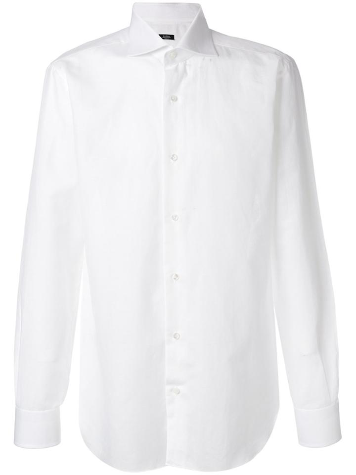 Barba Button Down Shirt - White
