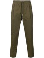 Moncler Side-striped Trousers - Green