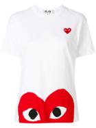 Comme Des Garçons Play Logo T-shirt - White