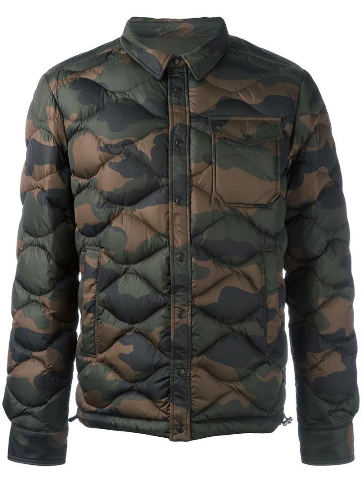 Moncler 'nambour' Padded Jacket, Men's, Size: 3, Brown, Feather Down/polyamide