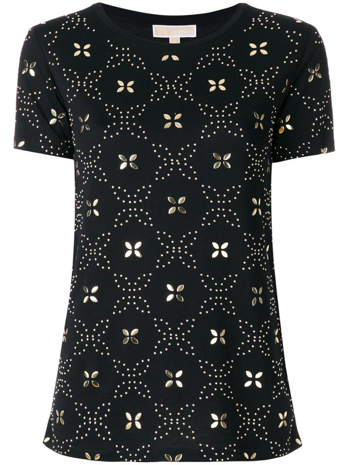 Michael Michael Kors Studded T-shirt - Black