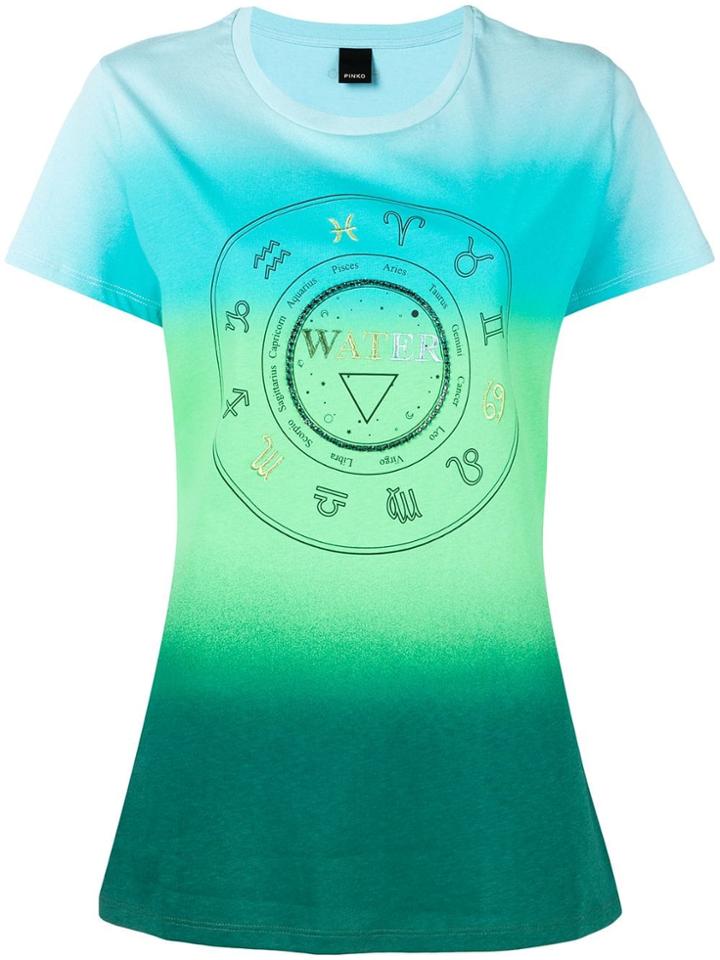 Pinko Water Sign T-shirt - Blue