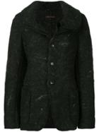 Comme Des Garçons Pre-owned Single-breasted Fitted Coat - Black