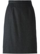 Yves Saint Laurent Vintage Straight Midi Skirt
