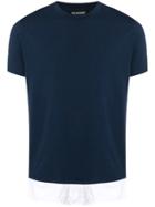 Neil Barrett Contrast Short-sleeve T-shirt - Blue