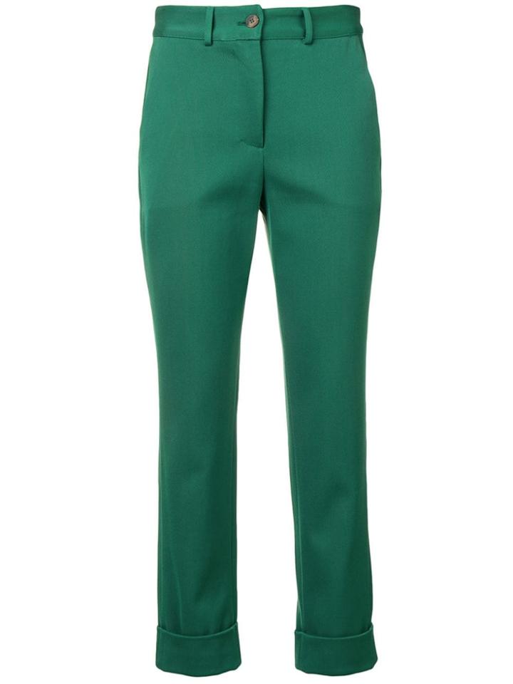 Société Anonyme Slim-fit Tailored Trousers - Green
