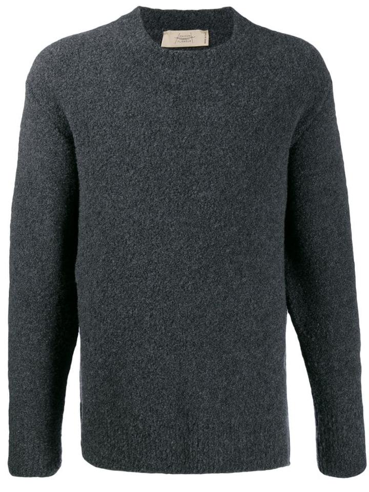 Maison Flaneur Crew Neck Jumper - Grey