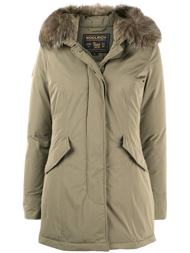 Woolrich Fur Hood Parka - Green