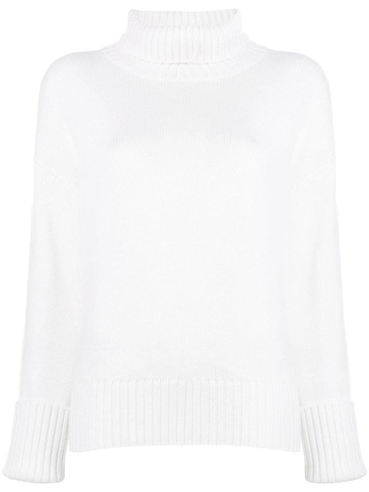Lamberto Losani Turtleneck Sweater - White