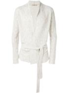 Nuur Jacquard Cardi-coat, Men's, Size: 48, Nude/neutrals, Cotton/linen/flax/nylon