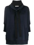 Dorothee Schumacher Cropped Sleeve Sweatshirt - Blue