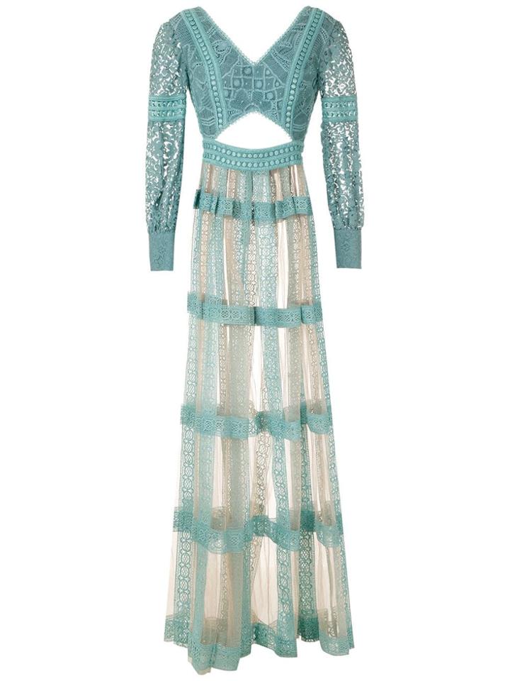 Martha Medeiros Janaina Long Dress - Green