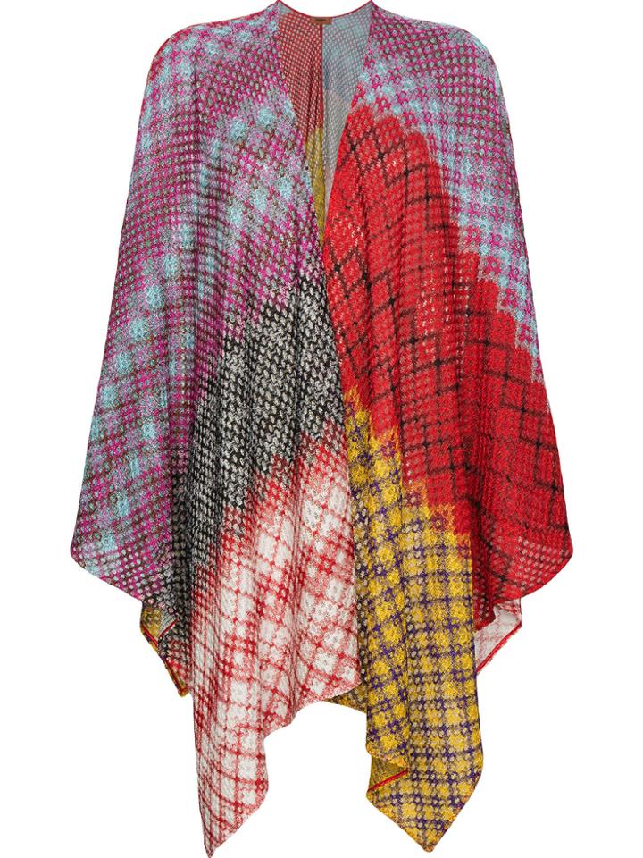 Missoni Crochet Knit Wrap - Multicolour