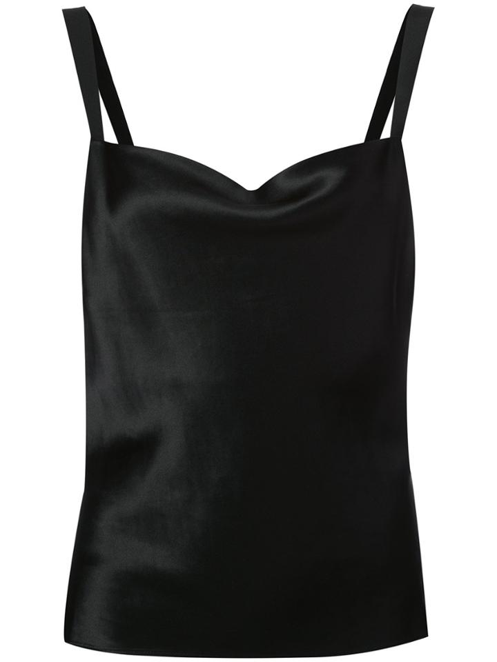 Fleur Du Mal Cowl Neck Cami - Black