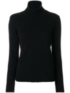 P.a.r.o.s.h. Ribbed Roll Neck Sweater - Black