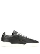 Ghoud Contrasting Sole Lace-up Sneakers - Black