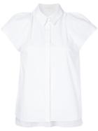 Delpozo Structured Sleeve Shirt - White